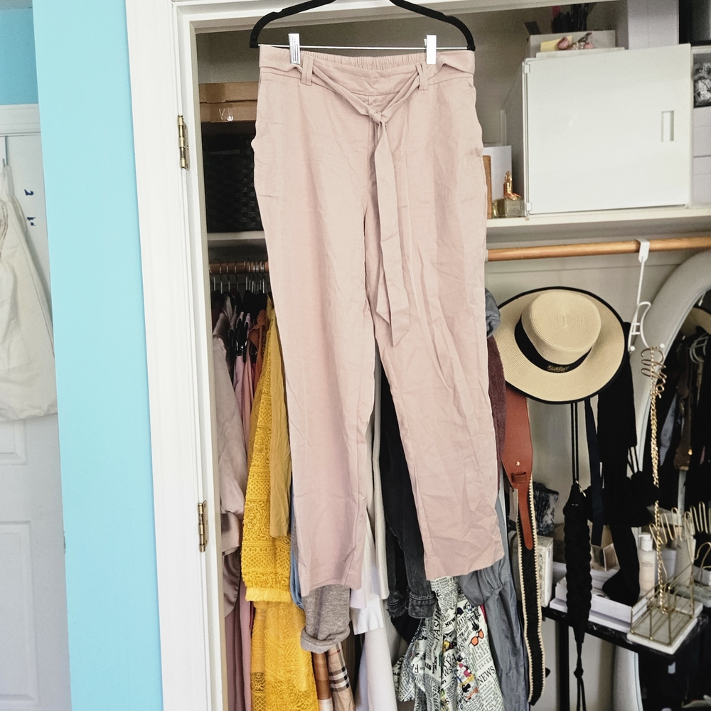 Nicole Miller Blush Office Pants